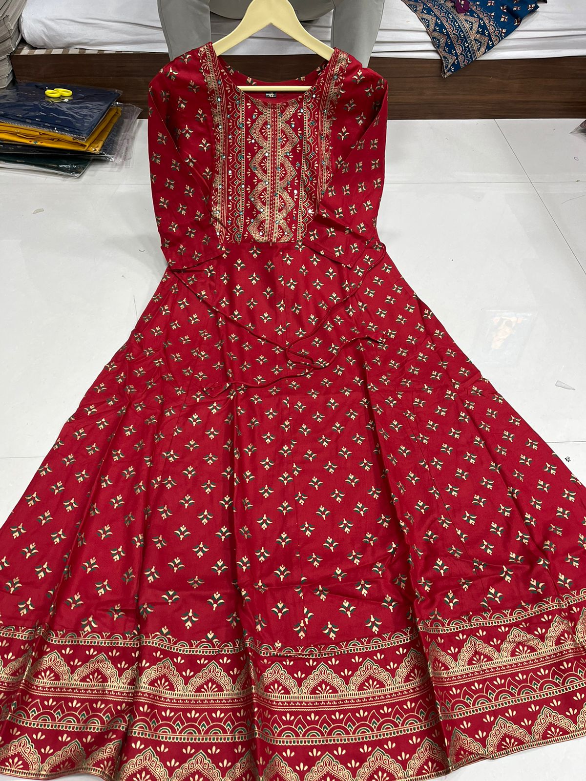 Beautiful Women Red Ethnic Gown mahezon