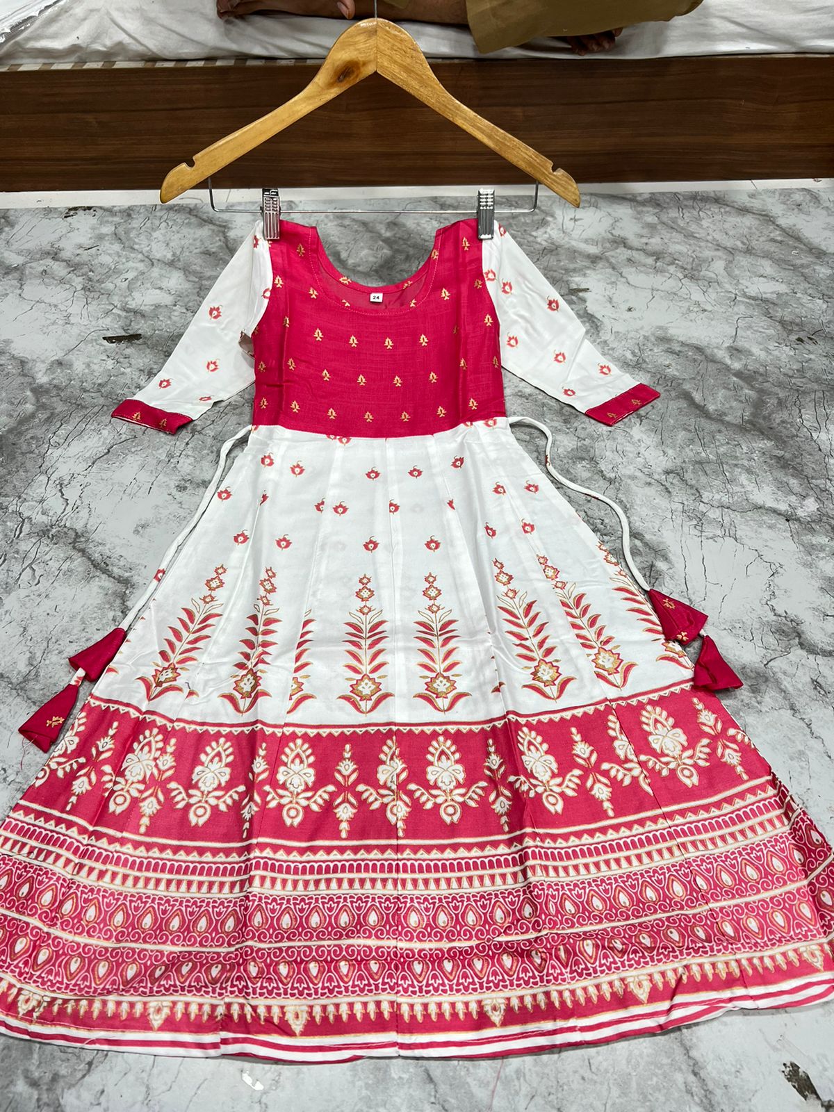 Kid Girl Traditional Wear Frock Dress mahezon