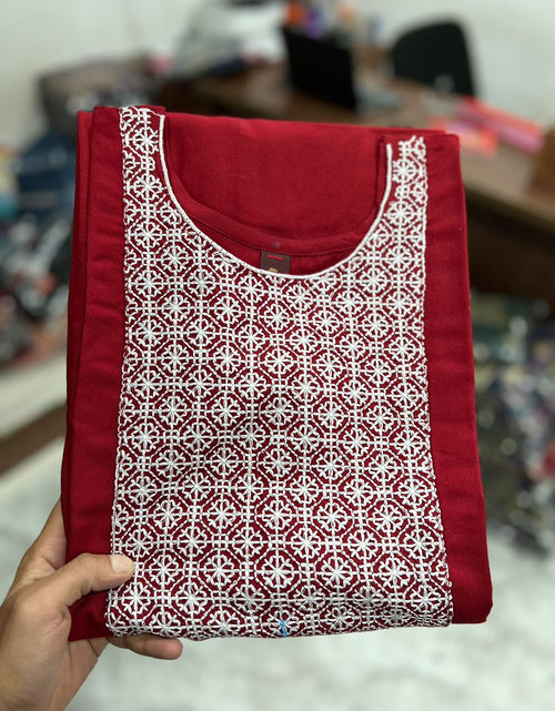 Load image into Gallery viewer, Women Embroidery Kurtis mahezon
