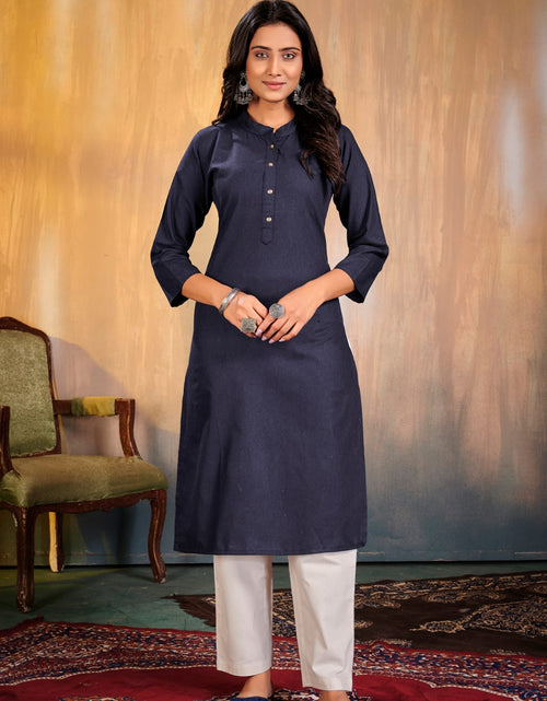 Indian Plain Short Kurti For Girls And Woman Color Navy Blue | eBay