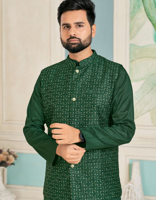 Load image into Gallery viewer, Traditional Diwali Mens Kurta Pant Jacket mahezon
