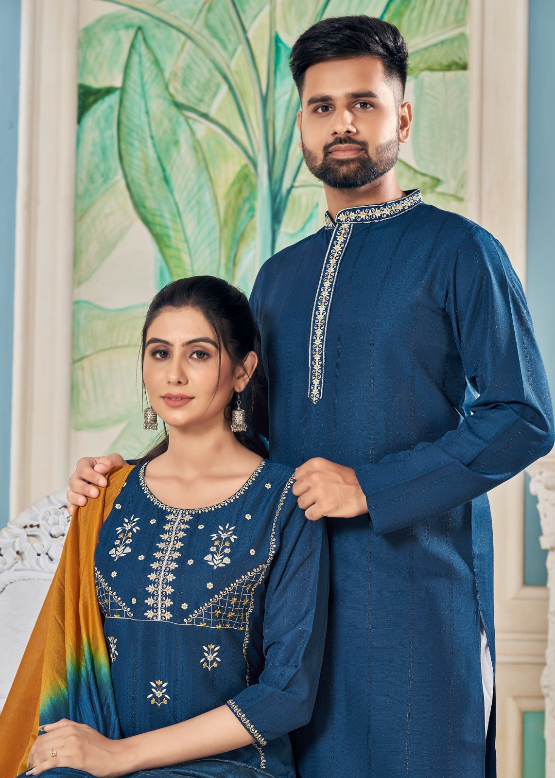 Couple Outfits at Rs 17000/pair | Punagam | Surat | ID: 22569873655