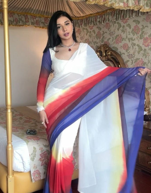 Load image into Gallery viewer, Women One Minute Ready to wear Party wear Saree mahezon
