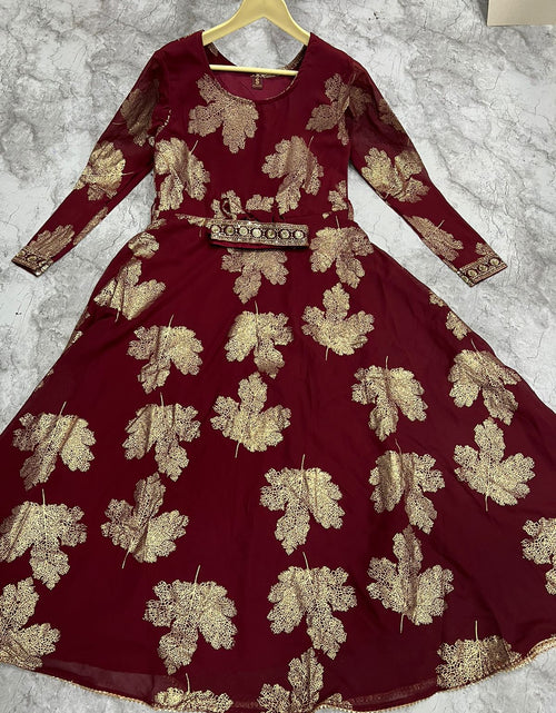 Load image into Gallery viewer, Women&#39;s Georgette Long Fancy Gown

