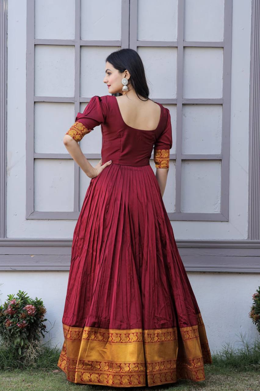 Premium Designer Ethnic Wear Women's Gown mahezon