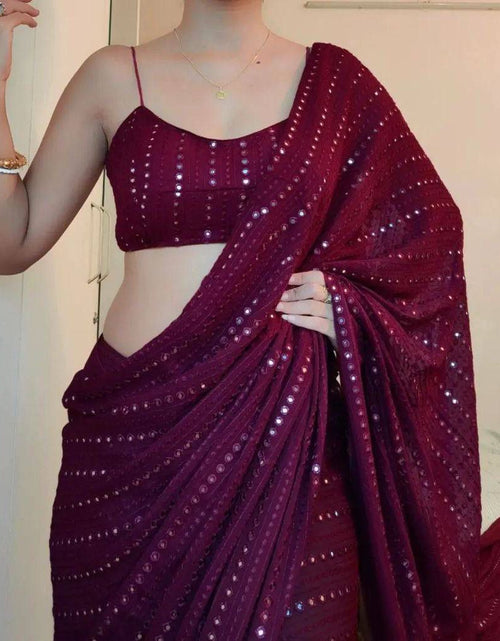 Load image into Gallery viewer, Bollywood Party wear Sequin Sarees mahezon
