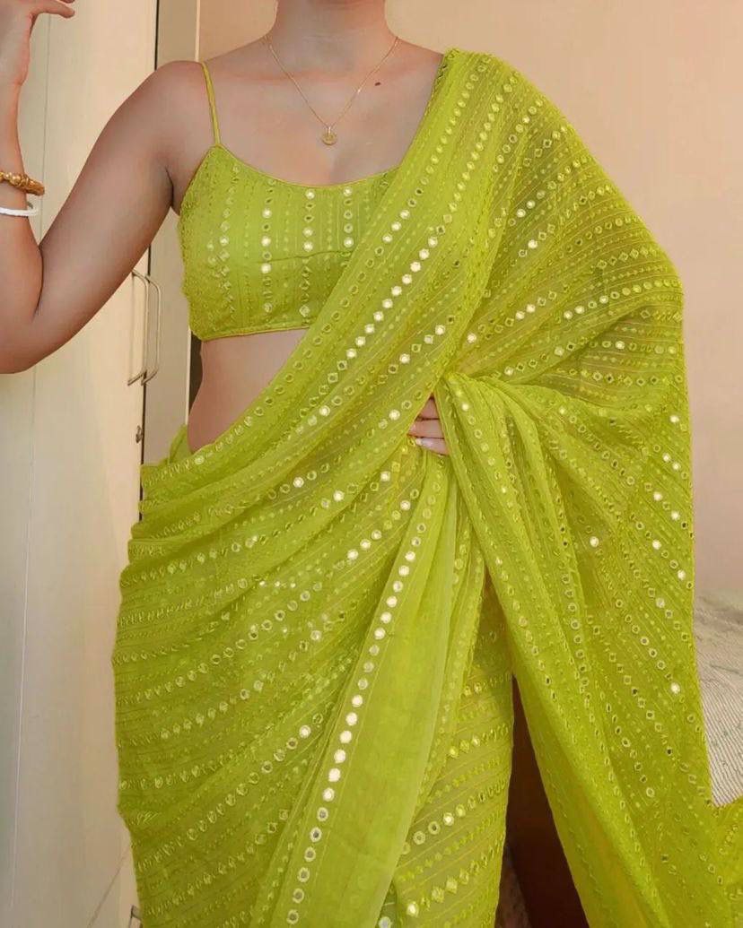Bollywood Party wear Sequin Sarees mahezon