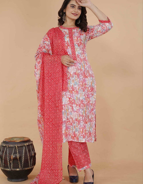 Load image into Gallery viewer, Pure Cotton Party wear 3 Piece Women Kurta Suit mahezon
