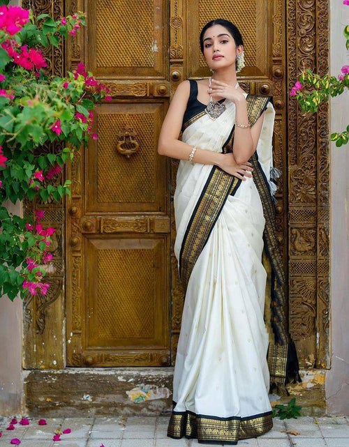 Load image into Gallery viewer, Soft Wedding Lichi Silk Banarasi Saree mahezon
