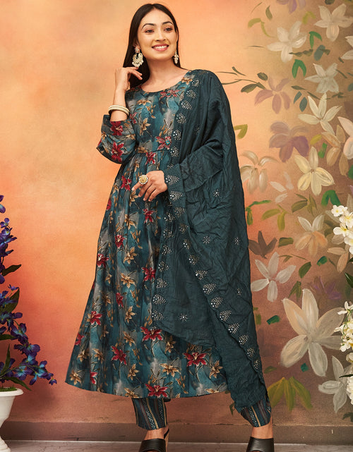 Load image into Gallery viewer, Party wear Chanderi Women Kurta suit mahezon
