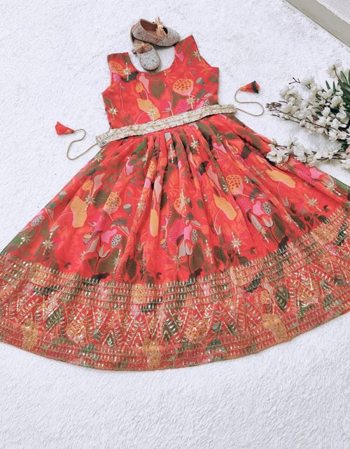 Load image into Gallery viewer, Georgette Party wear Kids Girl Gown mahezon
