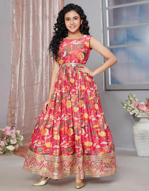 Load image into Gallery viewer, Georgette Party wear Kids Girl Gown mahezon
