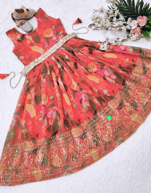 Load image into Gallery viewer, Georgette Party wear Kids Girl Gown mahezon
