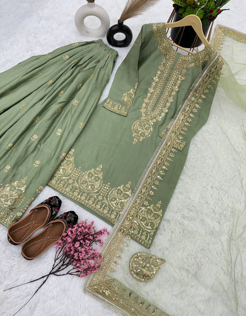 Load image into Gallery viewer, Party wear Ready to wear Green Women&#39;s Kurta Suit mahezon
