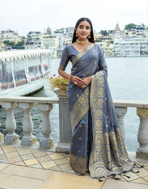 Load image into Gallery viewer, Premium Soft Silk Wedding Women&#39;s Saree mahezon
