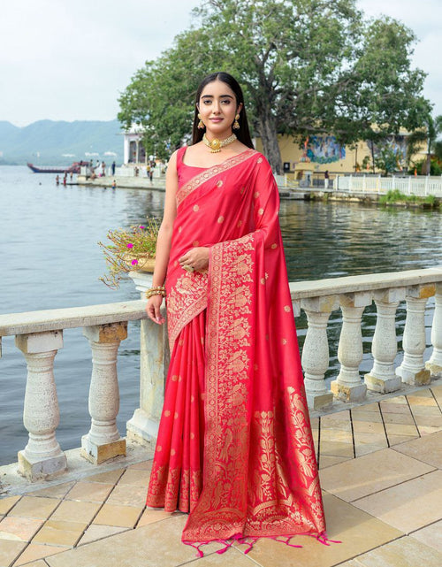 Load image into Gallery viewer, Premium Soft Silk Wedding Women&#39;s Saree mahezon
