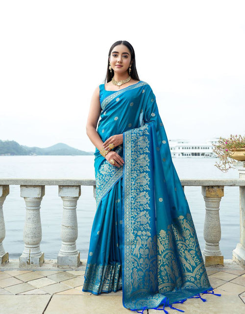 Load image into Gallery viewer, Premium Soft Silk Wedding Women&#39;s Saree mahezon
