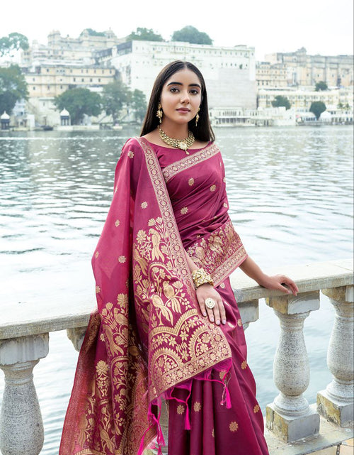 Load image into Gallery viewer, Premium Soft Silk Wedding Women&#39;s Saree mahezon
