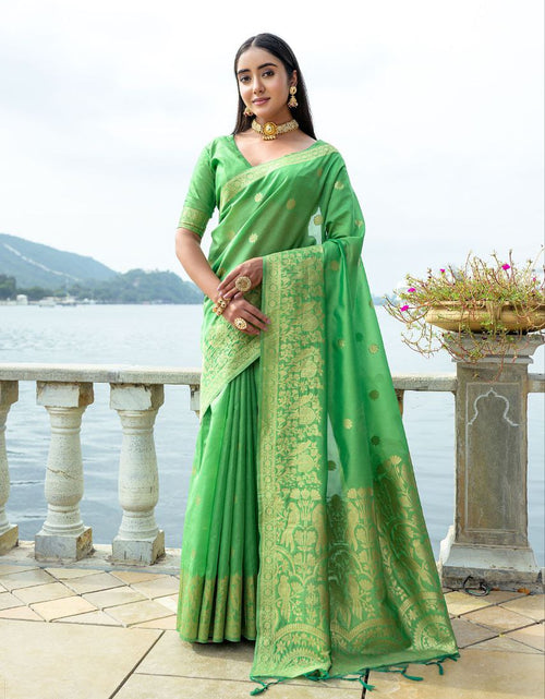 Load image into Gallery viewer, Premium Soft Silk Wedding Women&#39;s Saree mahezon
