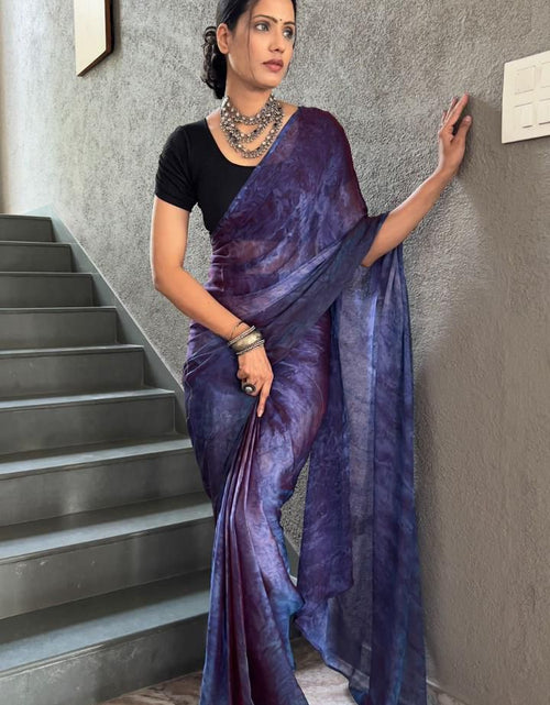 Load image into Gallery viewer, Women&#39;s Dual Color Ready to wear Saree Party Wear mahezon
