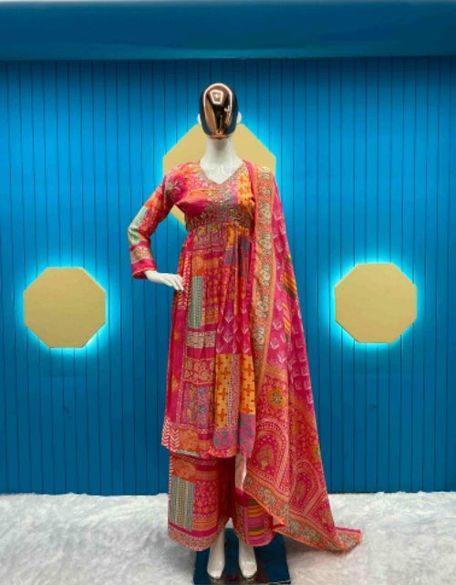 Load image into Gallery viewer, Women&#39;s Alia Cut Kurta Sharara Suit mahezon
