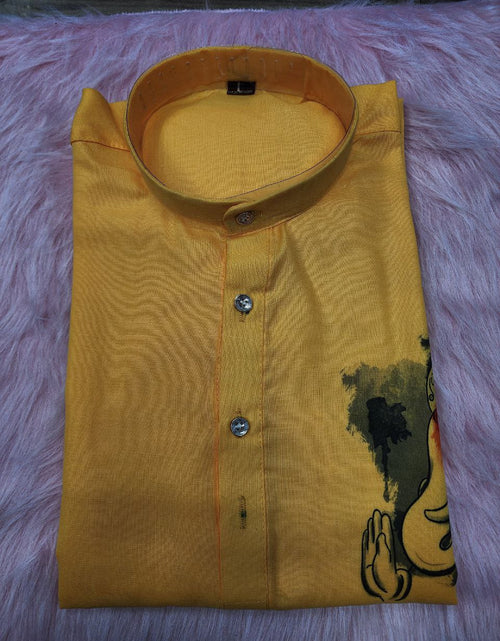 Load image into Gallery viewer, Men&#39;s Cotton Traditional Kurta Pyjama for Festival and Ganapati mahezon
