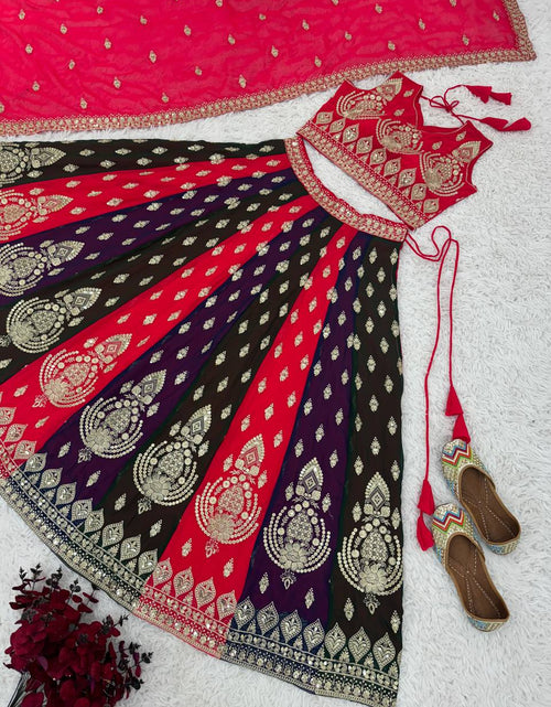 Load image into Gallery viewer, Wedding Wear Women&#39;s Lehenga Choli Dupatta Set mahezon
