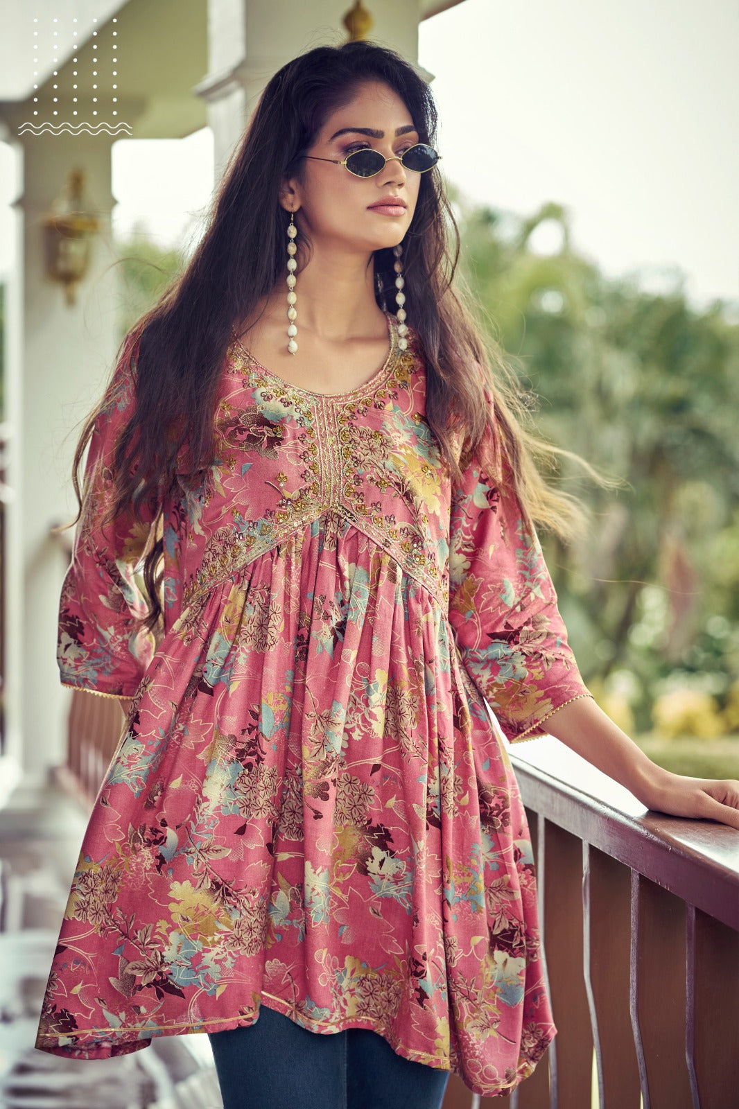 Beautiful Trendy Western Rayon Tunics for Girls and Women's mahezon