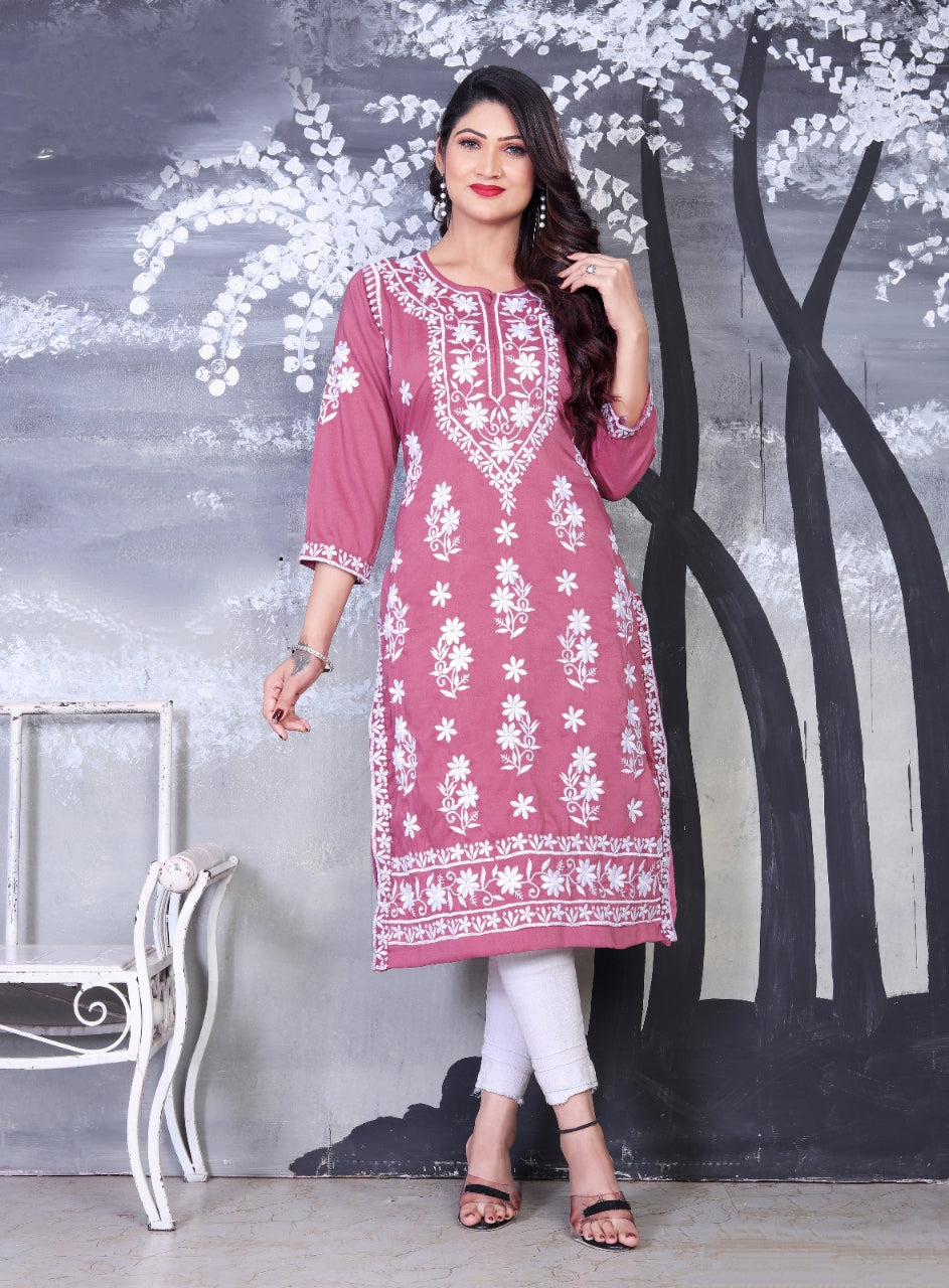 Women's Designer Embroidery Kurti for Festival and Wedding Wear mahezon