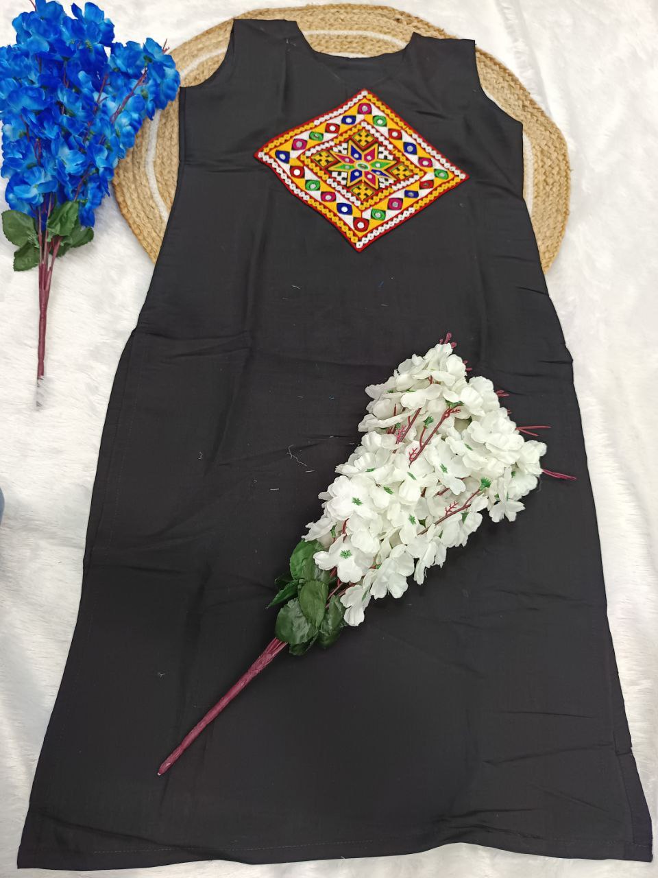 Navratri  Women Traditional Black Kurti mahezon