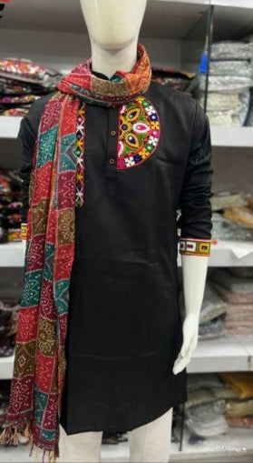 Navratri Traditional Stylish Men Kurta Dupatta mahezon