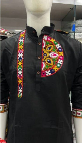 Navratri Traditional Stylish Men Kurta Dupatta mahezon