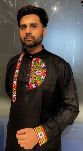 Navratri Traditional Stylish Men Kurta Dupatta mahezon