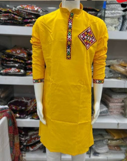 Navratri Traditional Stylish Men Kurta Dupatta mahezon