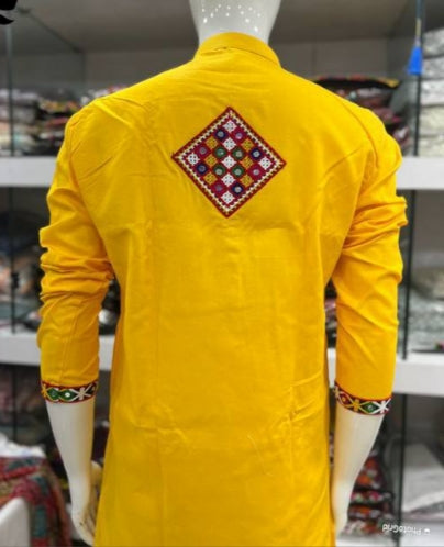 Navratri Traditional Stylish Men Kurta Dupatta mahezon