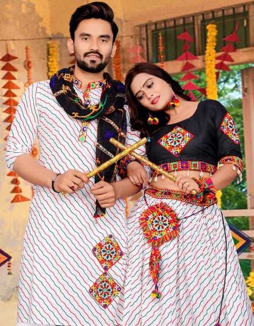 Load image into Gallery viewer, Navratri Traditional Indian Couple Wear Same Matching Outfits Set mahezon
