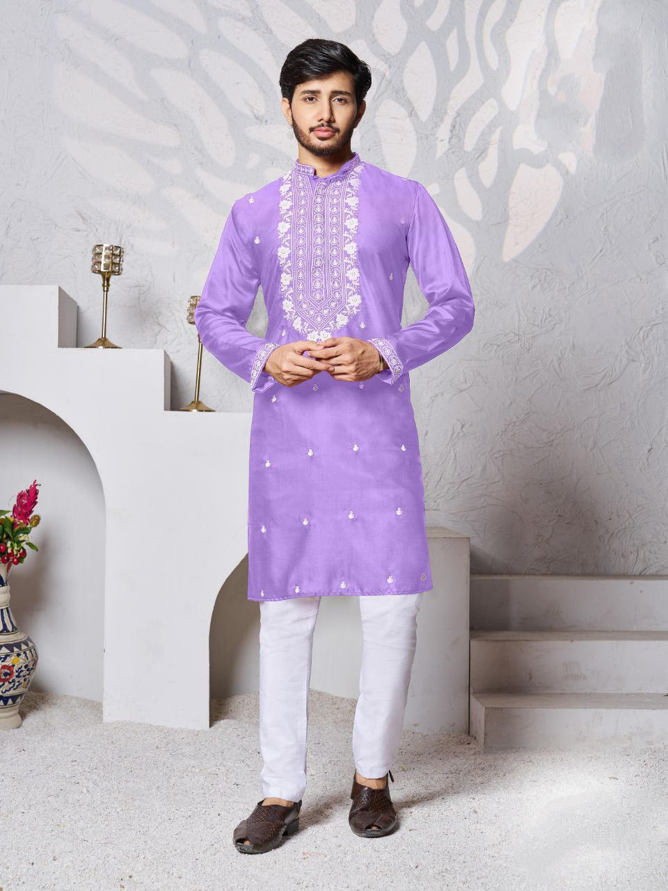 Men's Traditional Stylish Kurta Pajama Set mahezon