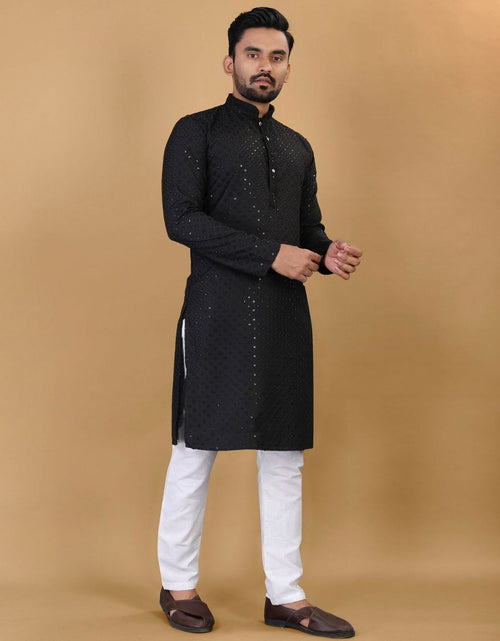 Load image into Gallery viewer, Men&#39;s Traditional Cotton Straight Fit Kurta Pajama Set mahezon
