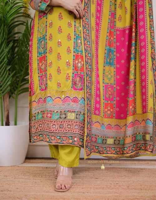 Load image into Gallery viewer, Women Diwali Party wear Kurti Pant Dupatta Suit mahezon
