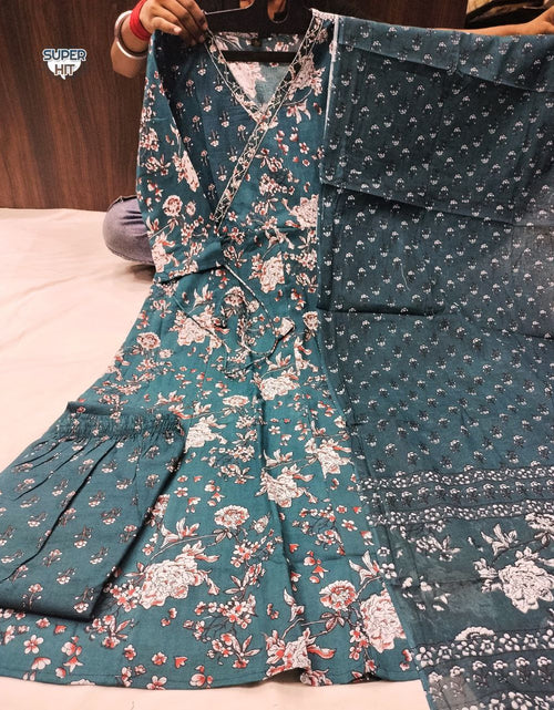 Load image into Gallery viewer, Women&#39;s Anarkali Kurta Pant with Dupatta Suit mahezon
