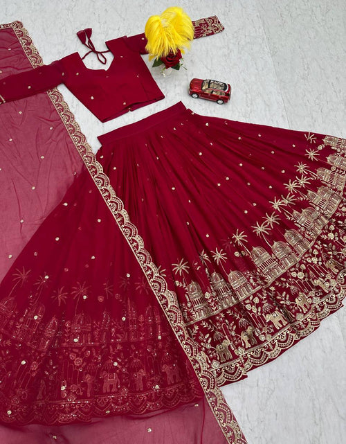 Load image into Gallery viewer, Women&#39;s Embroidery Wedding wear Lehenga Choli with Dupatta mahezon
