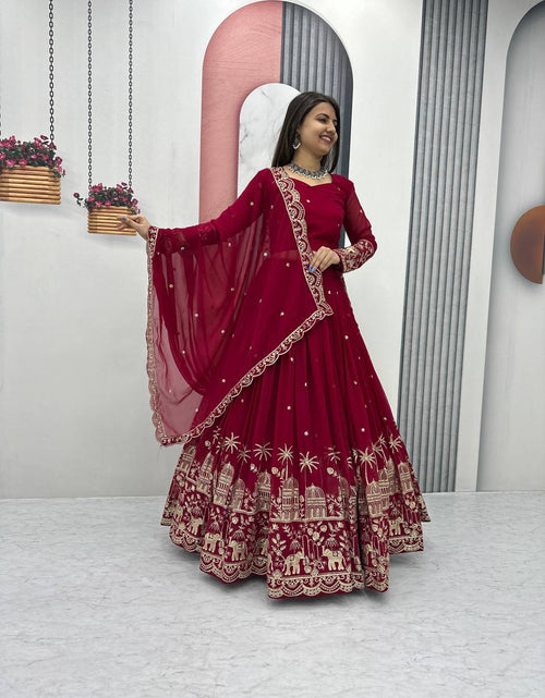 Load image into Gallery viewer, Women&#39;s Embroidery Wedding wear Lehenga Choli with Dupatta mahezon
