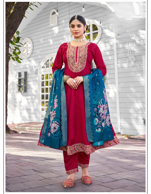 Load image into Gallery viewer, Women&#39;s Wedding wear Gown Pant with Dupatta mahezon
