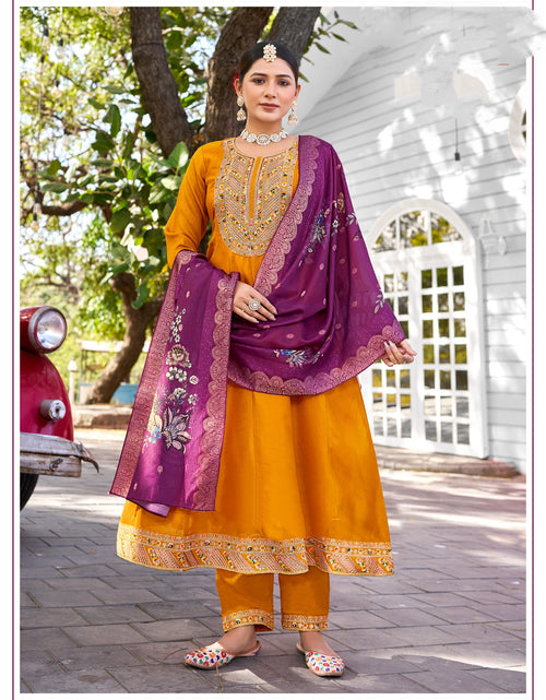 Load image into Gallery viewer, Women&#39;s Wedding wear Gown Pant with Dupatta mahezon
