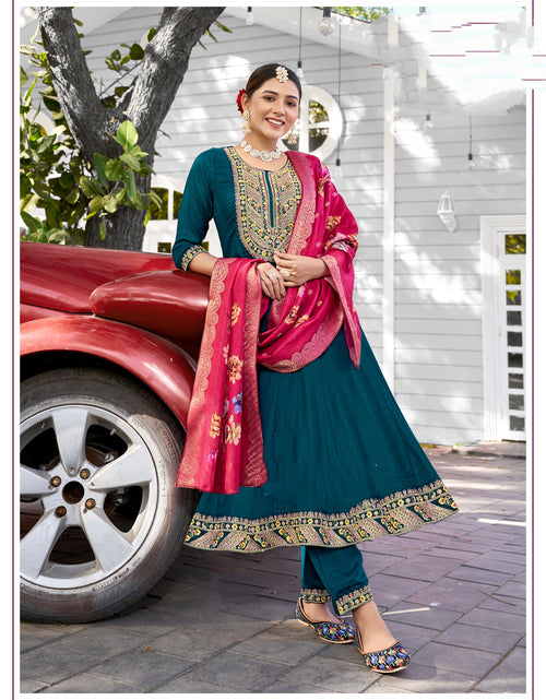 Load image into Gallery viewer, Women&#39;s Wedding wear Gown Pant with Dupatta mahezon
