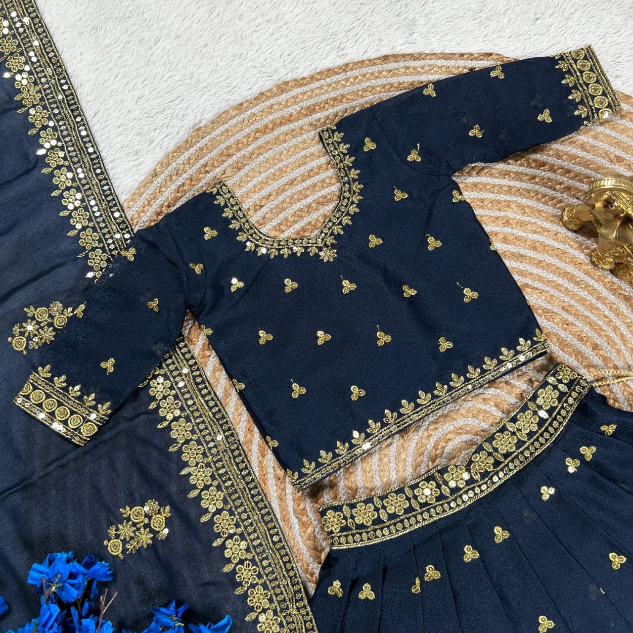 Kids Girls Designer Ethnic Lehenga choli