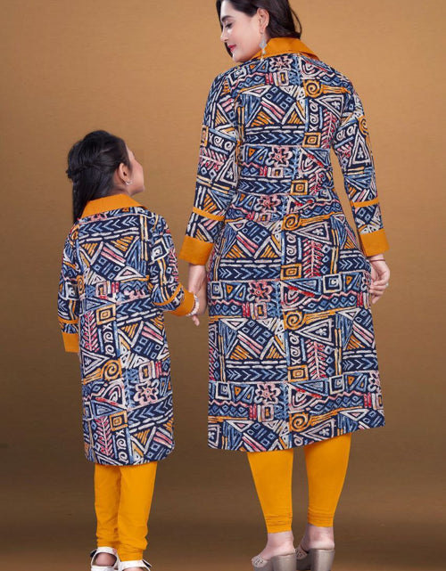 Load image into Gallery viewer, Mother Daughter Same Matching Kurta Pant Co-Ord set mahezon
