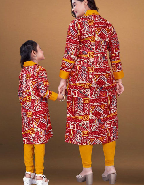 Load image into Gallery viewer, Mother Daughter Same Matching Kurta Pant Co-Ord set mahezon
