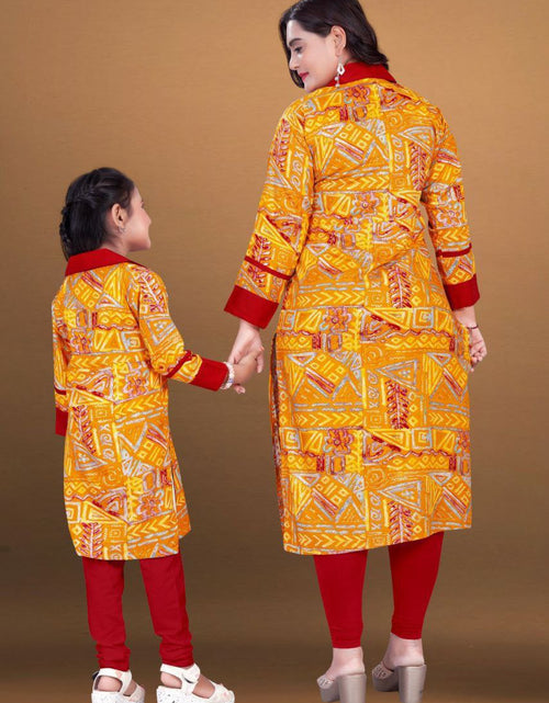 Load image into Gallery viewer, Mother Daughter Same Matching Kurta Pant Co-Ord set mahezon
