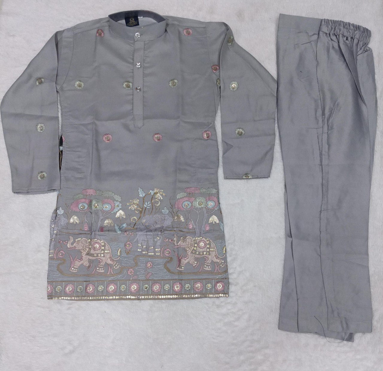 Festive Ethnic Traditional Kids Boy Indian Kurta Pajama Set mahezon